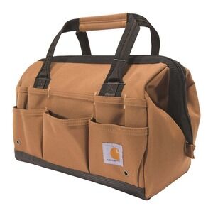 Carhartt Gear B0000351 14-Inch 25 Pocket Heavyweight Tool Bag, Brown